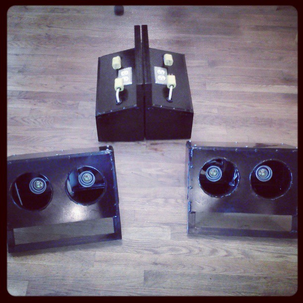 Custom Stage lights via the dope EAV Iron Works